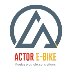 Logo de ACTOR E-BIKE, entreprise de vélos électriques à Douala – Vente, location, réparation et accessoires